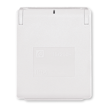 ALING uticnica dvopolna za ugradnju na panel 16A IP54 bela