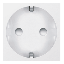 Prikljucnica ravna ALING 45sa zastitom bela