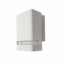 Spoljna zidna lampa bela jednostrana 1xGU10