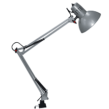 STONA LAMPA ZA RADNI STO 1XE27 M1070 SILVER MITEA