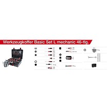 9300-71402 Garnitura alata 46pcs mehanicarska Basis Set L