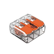 Spojnica uticna 3x0.2-4mm2 sa polugom WAGO