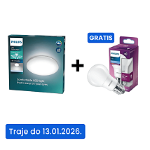 LED PLAFONJERA 17W NW 4000K PRIRODNO BELA MOIRE PHILIPS