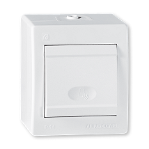 256.00 Taster sklopka za zvono bela POWER LINE IP44