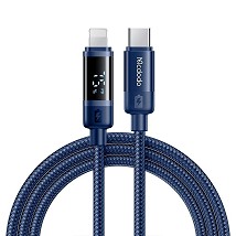 MCDODO CA-5211 KABL DIGITAL DISPLAY 36W, TIP-C na Lightning, DUŽINA 1,2m, PLAVI