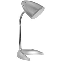 Stona lampa C postolje srebrna