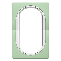 E6805.70 Maska duple prikljucnpastel zelena sa beli