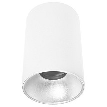 Plafonska lampa Round GU10 140mm belo-srebrna IP20