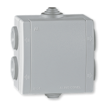 POWER Razvodna kutija siva 80x80 6 uvoda IP54 500V