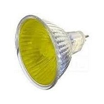 HL MR16 COLOR 50W 12V yellow GU5.3 closed