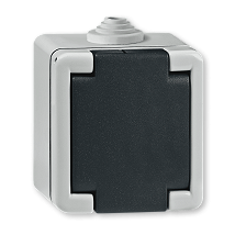 2751.1A Prikljucnica 2P ARMORsa plast. telom NF stand. IP55