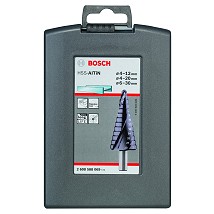 Bosch 3-delni komplet HSS-AlTiN stepenastih burgija, 4–12/4–20/6–30