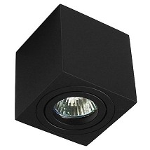 Plafonska spotna lampa kocka GU10 crna podesiva IP20