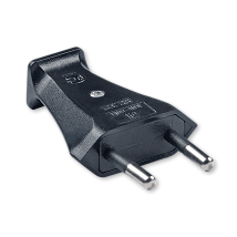 ALING Dvopolni utikac euro crni(302.13)