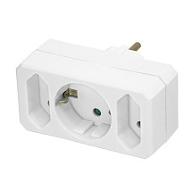 STRUJNI RAZVODNIK-RAZDELNIK SA 3 UTICNICE BELI