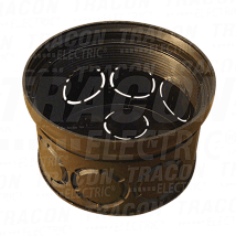 Perforirana razvodna kutija uzid crna70×45mm