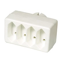 STRUJNI RAZVODNIK-RAZDELNIK EURO 4 UTICNICE 16A BELI