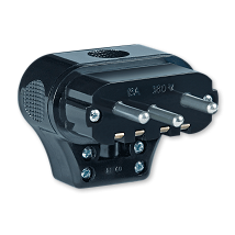 ALING Tropolni utikac L crni(303.13)