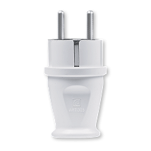 ALING Dvopolni utikac masivniPVC M 16A 250V (305)