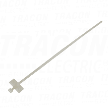 Vezica kablova sa natpisnom etiketom natur 210×2.5mm D=5-45