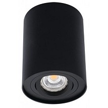 Plafonska lampa valjak okretni GU10 125mm crna IP20