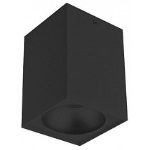 Plafonska lampa kocka GU10 140mm crna IP20