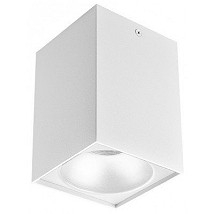 Plafonska lampa kocka GU10 140mm bela IP20