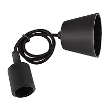 KABL ZA VISILICE E27 CRNI PROSTO