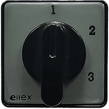 Grebenasti prekidac 10-86 U 1-2-3 dvopolni