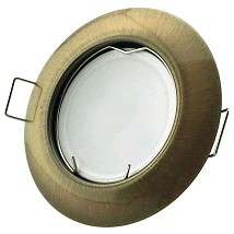 Rozetna GU10 bakar convex