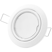 Rozetna GU10 pokretna bela convex