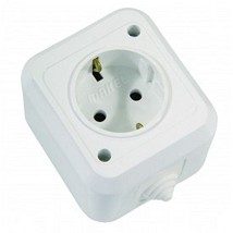 Prikljucnica dvopolna bez poklopca OG beli Makel