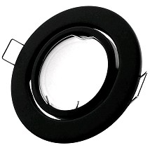 Rozetna GU10 pokretna crna