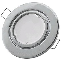 Rozetna GU10 pokretna hrom