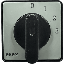 Grebenasti prekidac 10-124 U 0-1-2-3 dvopolni