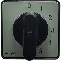 Grebenasti prekidac 10-126 U 0-1-2-3-4-5 dvopolni