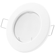 Rozetna GU10 bela okrugla