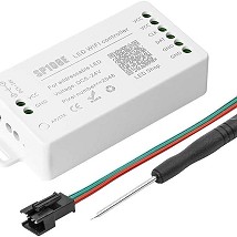 KONTROLA ZA ADRESABILNE RUNNING DIGITALNE LED TRAKE WIFI 8A 5V 24V SMART PHONE SP108E