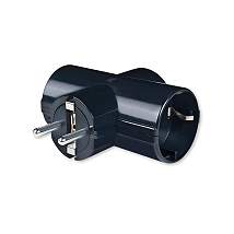 STRUJNI RAZVODNIK-RAZDELNIK T 16A 3600W CRNI ALING