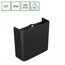 SPOLJNA LED ZIDNA LAMPA 2W CCT LUNARIX 1 CRNA SPECTRUM