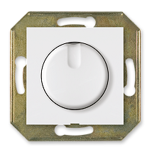 PRESTIGE mehaniz. regulator svetla jednop.skl beli