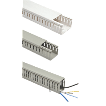 F PVC kanalica slicovana 30x40x2000 sivi(SxVxD)