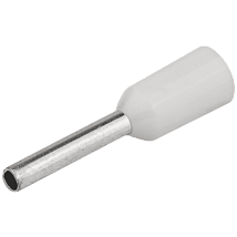 Izol. zavrsna caura 0.75mm2 L=12.4mm Bela (hilzna)