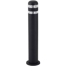 Spoljna stubna lampa York LED 2W NW 500mm IP44 Crna