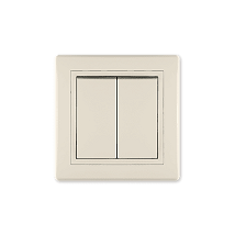 606.99 Sklopka serijska krem b/m PRESTIGE LINE