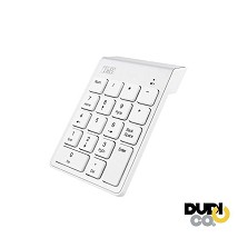 TNB MPV1W BEZICNA NUMERICKA TASTATURA ZA PC/MAC, SREBRNO-BELA