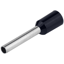 Izol. zavrsna caura 6mm2 L=26mm Crna (hilzna)