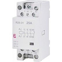 Modularni kontaktor 4P 2M R25 25A 3NO+NC 230V