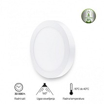 LED NADGRADNI PANEL 24W 4000K NW KRUG BBLINK