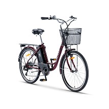 GALAXY ELEKTRIČNI BICIKL 26" BARCELONA (250W 36V/10.4AH LITHIUM) BORDO